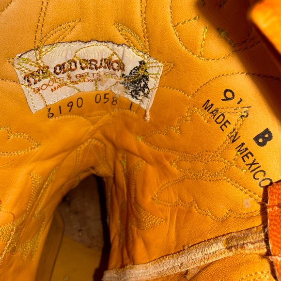 Rare Vintage Old Gringo Butterfly Inlay Women’s Cowboy Boots - Picture 6 of 8